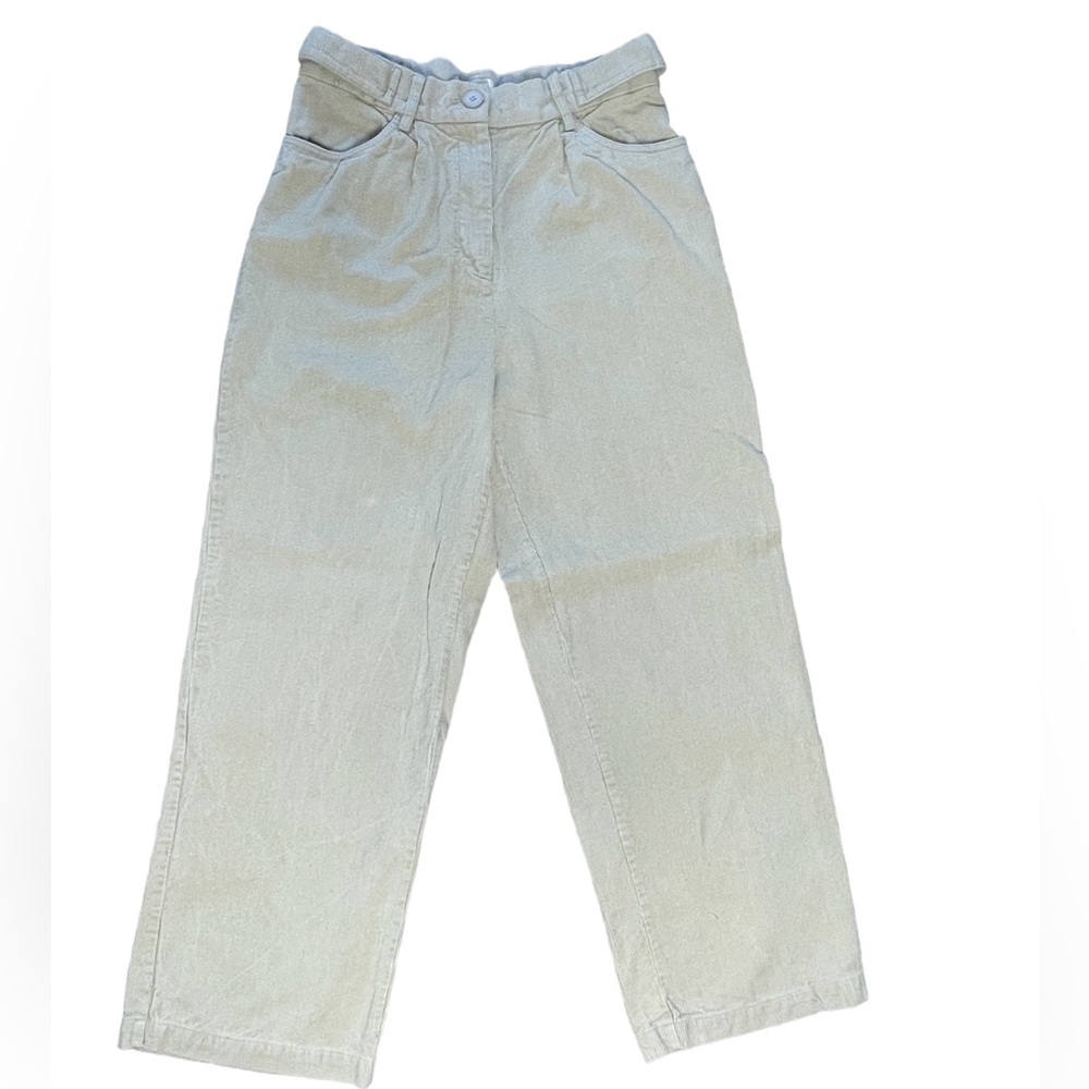 Corduroy Cream Wideleg Pants Bohme Size Large
